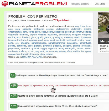 Problemi Di Matematica On Line Per La Scuola Elementare E Media